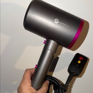 Slopehill Hair Dryer with Pink Accents